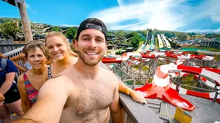 A Day At America's LARGEST Water Park Noahs Ark In Wisconsin Dells | Over 55 Total Slides of Fun!