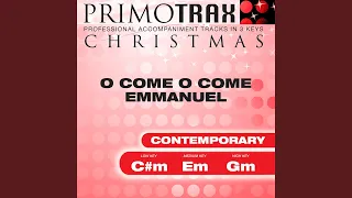 Come O Come Emmanuel - (Medium Key - Em) Performance Backing Track