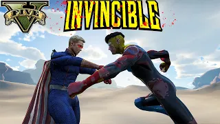 GTA 5 - Invincible vs. Homelander | 4K