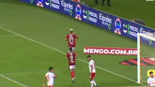 HAT-TRICK! Veja os três gols de Pedro, do Flamengo contra o Bragantino