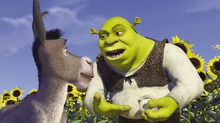 Shrek but only when Donkey says "O"