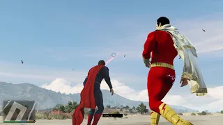 GTA 5 - Superman & Shazam VS BlackAdam & Homelander