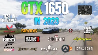 GTX 1650 : Test in 14 Games in 2023 ft i3 10100F - GTX 1650 Gaming in 2023