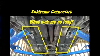 Foxbody Convertible sub-frame connectors install