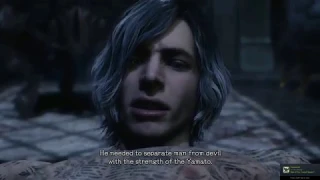 DMC 5 - V Reveals His True Identity