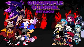 Quadruple Quarrel, but every turn a different character is used (Quadruple Quarrel BETADCIU)