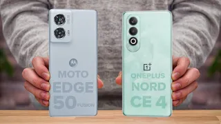 Motorola Edge 50 Fusion Vs OnePlus Nord CE 4 - Which One is Better For You 🔥