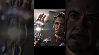 Tony Stark snap scene || Attitude Status 🔥 || IronMan || Gangsta Paradise || #shorts