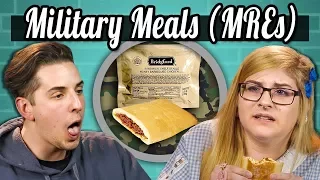 COLLEGE KIDS EAT MILITARY MEALS (MREs)! | College Kids Vs Food