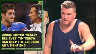 Pat McAfee Reacts Jaguars Saying Tim Tebow Can Be A Good Tight End