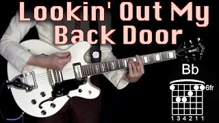 Lookin' Out My Back Door | Rhythm Guitar Cover | Tom Fogerty's Guild