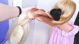 🔝Наращивание волос КАНЕКАЛОНОМ ! Длинные волосы за 5 $. Kanekalon Heir Extension. Long hair for 5 $