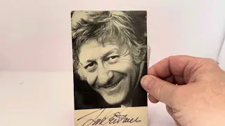 Vintage 1972 Dr Doctor Who Jon Pertwee Genuine Autograph Photograph From An Appearance in June 1972