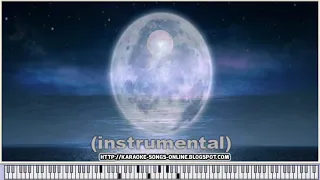 Mike Oldfield, Maggie Reilly-Moonlight Shadow - Karaoke instrumental version with  piano & lyrics.