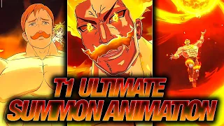 NEW THE ONE ULTIMATE ESCANOR SUMMON ANIMATION! | Seven Deadly Sins: Grand Cross #Shorts