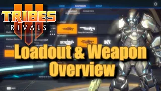 Tribes 3 Rivals: Loadout and Weapon overview for the Steamfest Demo!