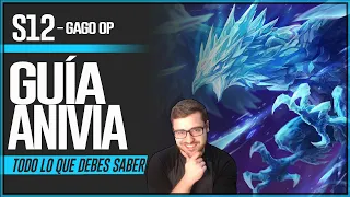 GUÍA ANIVIA S12 MID | COMO JUGAR CON ANIVIA - COMBOS | HABILIDADES, RUNAS, OBJETOS, COUNTERS | 12.5