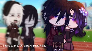 ☆ “God, please give me a sign!” || gacha trend  || demon slayer — KNY || giyushino || modern AU ☆