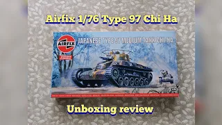 Airfix 1/76 Type 97 Chi Ha Unboxing Review