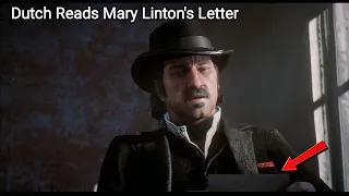 Did You Notice Dutch's Face When He Reads Mary Linton's Letter - RDR2