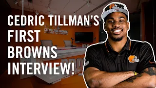 Cedric Tillman's Exclusive First Interview in Studio with the Cleveland Browns