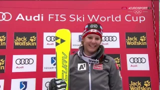 Горные лыжи. Alpine Skiing World Cup. Ladies' giant slalom. 2nd run - 1. Squaw Valley (USA). Norsk