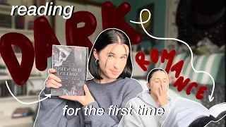 reading dark romance for the first time | haunting adeline reading vlog !