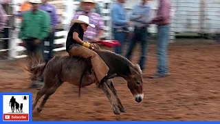 Donkey Riding 🤘 2021 Saint's Roost Ranch Rodeo | Saturday