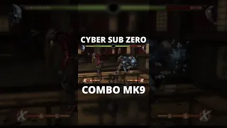 MK9 CYBER SUB ZERO X-RAY COMBO!! #shorts