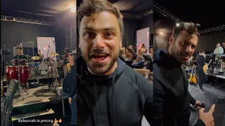 Stjepan Hauser Pre Entry In Arena At Prague Before Show Of World Tour Rebel With A Cello 2022