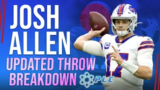 Josh Allen Updated Throw Breakdown | Quarterback Mechanics