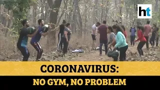 Coronavirus: With gyms closed, fitness enthusiasts train in open areas in small groups