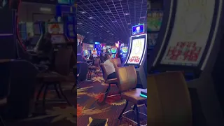 Girl tweaking in casino