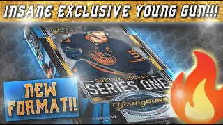 INSANE EXCLUSIVE YOUNG GUN!!! - 23-24 Upper Deck Series 1 Hobby Box  - Hockey Card Break
