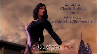 Injustice : Gods Among Us -  Zatanna Classic Battles On Very Hard No Matches Lost