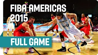 Argentina v Puerto Rico - Group B - Full Game - 2015 Fiba Americas Championship