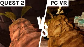 The Wizards: Dark Times Graphics Comparison – PC VR vs Quest 2!