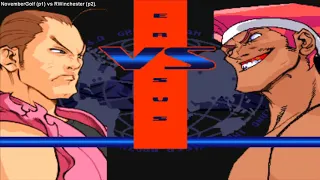 Street Fighter Alpha 3 ANZ Fightcade Tournament #4 NovemberGolf A-Dan vs RWinchester X-Adon