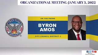 Organizational Meeting of the Atlanta City Council-January 3, 2022