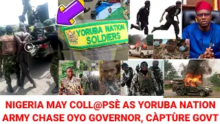 Nig May Collapse As Yoruba Nation Army Takes Over Oyo Govt House, Cl@sh With Nig Aŕmy- Video