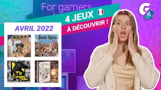 [FR] APRIL 2022 |  Games to discover on Game On Tabletop 🎲