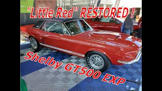 1967 Shelby GT500 EXP "Little Red" 1968 Shelby GT500EXP "Green Hornet" Barrett-Jackson Press unveil