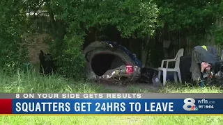 8OYS helps man with squatters in back yard