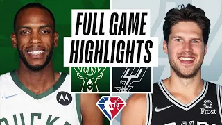 Game Recap: Bucks 121, Spurs 111