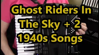 Roland 1x Accordion, Ghost Riders In The Sky, Don't Get Around Much Anymore, It's Been A Long Time,