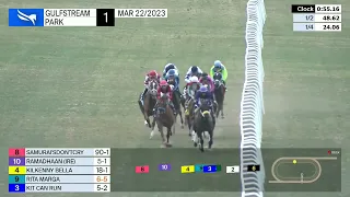 Gulfstream Park Carrera 1 - 22 de Marzo 2023