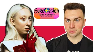 LET’S REACT TO POLAND’S ENTRY FOR EUROVISION 2024 | LUNA - THE TOWER