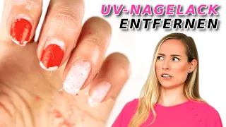 UV-Nagellack entfernen mit neuer Technik | Nails »Lalalunia«