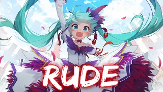 【Nightcore】- Rude sped up (Lyrics) - MAGIC!