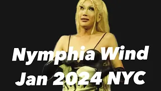 Nymphia Wind Performance at S16E1 Viewing Party in NYC (Jan. 06, 2024)